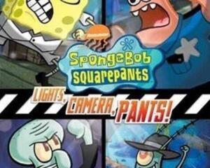 SpongeBob SquarePants Lights Camera Pants PlayStation 2 Complete CIB Very Good SLUS-21252